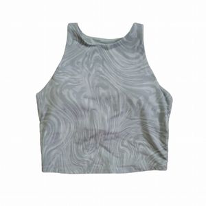 Old Navy Blue Marble Longline Sports Bra